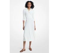 MK Vestido tipo polo de punto elástico - Nude - Michael Kors S