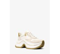 MK Zapatilla Arla de piel y ante - Verde - Michael Kors EU 39