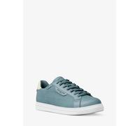 MK Zapatilla Keating de piel y ante con motivo de cocodrilo en relieve - Azul - Michael Kors EU 45.5