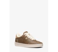 MK Zapatilla Scotty de piel desgastada y sherpa - Nude - Michael Kors EU 36.5