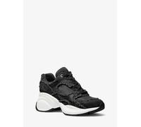 MK Zapatilla Zuma de varios materiales con adorno deshilachado - Negro - Michael Kors EU 39
