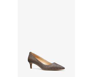 MK Zapato de salón Alina Flex con tacón bajo y logotipo - Marrón - Michael Kors EU 40