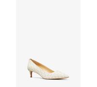 MK Zapato de salón Alina Flex con tacón bajo y logotipo - Nude - Michael Kors EU 36