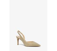 MK Zapato de salón Alina Flex de malla de cadena brillante con talón abierto - Dorado - Michael Kors EU 38.5