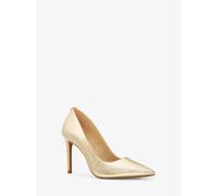 MK Zapato de salón Alina Flex de piel en relieve metalizada con motivo de serpiente - Dorado - Michael Kors EU 41