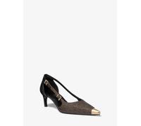 MK Zapato de salón de Kasia con logotipo y tacón bajo - Marrón - Michael Kors EU 36
