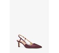MK Zapato de salón destalonado Alora de ante - Rojo - Michael Kors EU 36