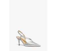 MK Zapato de salón Jaida de piel con adornos brillantes - Plateado - Michael Kors EU 36