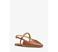 MK Zapato plano destalonado Dina Flex de piel - Marrón - Michael Kors EU 38