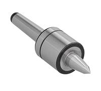 Mk2 Live Center for Lathe Wood Metal, 60 Grados Morse Taper RailStock Center, Alta Precisión con Diseño de 1 Ranura, Ideal para Trabajo CNC con Vástago de 18 Mm