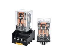 MK2P-I MK3P-I Relé intermedio Bobina de cobre pequeña Contacto plateado AC220V DC24V 8 pines 11 pines(5 PCS,3P-I AC220V w Base)