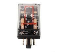 MK2P I Relé intermedio pequeño 8 Pin AC 220V 10A 250VAC Bobina Voltaje de aleación de plata Contacto para uso en control remoto y automatización