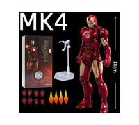 (MK4)Zd Toys Iron Man Legends MK42 MK43 War Machine 1/10 Tony Stark modelo figura de acción