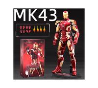 (MK43)Zd Toys Iron Man Legends MK42 MK43 War Machine 1/10 Tony Stark modelo figura de acción