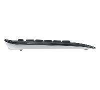 Logitech 920-008680 teclado Ratón incluido Universal USB QWERTY Español Negro, Blanco