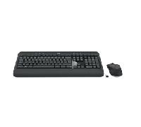 Logitech 920-008680 teclado Ratón incluido Universal USB QWERTY Español Negro, Blanco