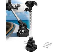 MKA-60 1862060 Reemplazo | Soporte de estabilizador de motor de arrastre | Soporte plegable ajustable para Minn Kota Terrova Ulterra PowerDrive Riptide & Garmin/MotorGuide | Aluminio marino | 3.2-3.8