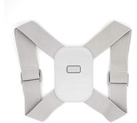 MKAK Apoyo posterior con recordatorio de vibración Smart Sensor, cinturón de soporte de cintura lumbar de hombro ajustable for hombres y mujeres(Grey)