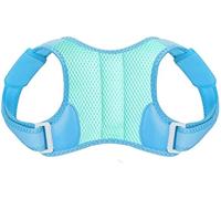 MKAK Cinturón de hombro del corsé ajustable de los niños for niños y niña, proporcionando alivio del dolor del cuello, el hombro trasero(Blue,L)