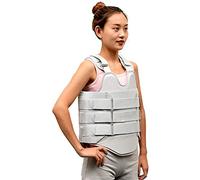 MKAK Extensión postural enderezadora trasera PRACE - Corrector de postura rígida Chaleco for el alivio de la hunción de kyphosis, soporte de escoliosis leve(L)