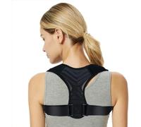 MKAK Soporte de espalda ajustable, suave y transpirable, mejora la postura, apatía, tirantes for espalda, corrección de postura invisible for hombres y mujeres(M)