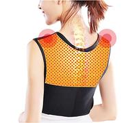 MKAK Tourmalina ajustable Soporte de autocontrol de autocontrol que soporta el hombro del hombro Lumbar Postura Corrección Chaleco Atrás Full Atrás Cuello de la columna vertebral Alivio del dolor(M)
