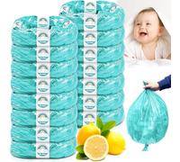 MKAKYES 15 Piezas Recambios Cubos de Pañales, 4,5M Recambios Papelera Pañales Originales, Recambios compatible con todos contenedores de pañales, Tommee Tippee, Twist & Click