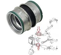 MKAREPART Intercooler Turbo - Tubo de manguera compatible con A3, Golf 4, Leon 1.9 TDI 1J0145834T