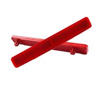 MKAREPART Lámpara reflectora de parachoques trasero, lado derecho e izquierdo, reflector trasero de cubierta roja, conjunto de luz de parachoques para T5 Transporter 2003-2011 7E0945105, 7E0945106