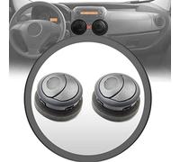 MKAREPART Par de Rejillas de ventilación Central sobre la Boca, difusor de Rejilla de ventilación Central Compatible con Nemo, Bipper, Fiorino, Qubo 8265JJ, 735460869 (Centro Derecho e Izquierdo)