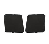 MKAREPART Par de tapas cuadradas en blanco para gancho de remolque del parachoques delantero lado derecho e izquierdo compatible con Ford Transit Connect MK1 2002-2007 4447723 4447727 (lado derecho e