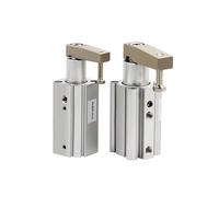 MKB25/32-10R/20L/30R oscila hacia atrás cilindro de ángulo de 90 grados orificio de sujeción 32mm 40mm cilindros de aire neumáticos(MKB32x30RZ)