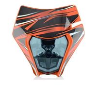 MKBHD Apto for KTM EXC SXF MX Dirt Bike Enduro Faro delantero de motocicleta Faro delantero Faros delanteros Supermoto Carenado(Orange Headlight 2)