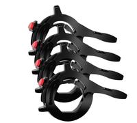 MKBHD Control de manija de refuerzo del acelerador, asistencia del acelerador de motocicleta for retenedor de bloqueo de aluminio de alto grado, manija universal(Black 4x)