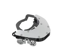 MKBHD Empuñadura del acelerador, control de crucero, asistida por bloqueo del acelerador, compatible con Victory Kingpin Tour Octane Magnum V92C Sport Cruiser(Silver BOTTOM KIT)