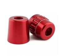 MKBHD Tapón de extremo de agarre for manillar de motocicleta, bloqueo del acelerador, barra de abrazadera de control de crucero, compatible con B/M/W F700 800 G310 K1100 1200 1300 R1100 1150 1200(Red)