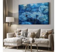 MKBKLI - Cuadro decorativo para pared, jardín, girasol, casa, cuento de hadas, impresión en lienzo, decoración de pared, salón, moderno, imagen en lienzo, póster de pared, cuadros, 80 x 160 cm, sin