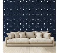 MKBKLI Murales de pared con pintura negra con manchas para sala de estar, dormitorio de niños y niñas, decoración artística, 200 x 140 cm (ancho x alto) cm