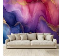 MKBKLI Papel pintado mural con texturas de mármol, telón de fondo para fotos, no tejido, póster para sala de estar, dormitorio, tema de televisión, hotel, decoración cálida, papel de 200 x 140 cm