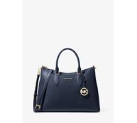 MKBolso satchel Austen mediano de piel - Azul - Michael Kors ONE SIZE