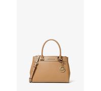 MKBolso satchel Gibson pequeño de piel saffiano - Marrón - Michael Kors ONE SIZE