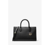 MKBolso satchel Scarlett mediano de piel granulada - Negro - Michael Kors ONE SIZE
