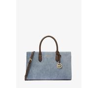 MKBolso Scarlett mediano de denim - Azul - Michael Kors ONE SIZE
