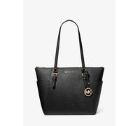 MKBolso tote Charlotte grande de piel saffiano con cremallera superior - Negro - Michael Kors ONE SIZE