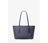 MKBolso tote Quinn mediano de piel con logotipo - Azul - Michael Kors ONE SIZE