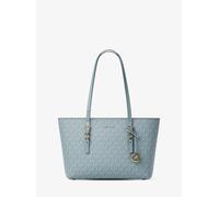 MKBolso tote Quinn mediano de piel con logotipo - Azul - Michael Kors ONE SIZE