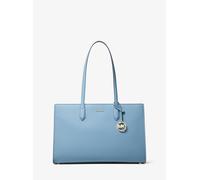 MKBolso tote Scarlett mediano de piel granulada - Azul - Michael Kors ONE SIZE