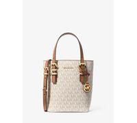 MKBolso tote transformable Quinn extrapequeño de piel y lona con logotipo - Nude - Michael Kors ONE SIZE