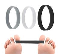 MKEAWWU 3 Piezas Juego De Corrección De Dedo Del Pie, Para Juanetes Y Dedos De Los Pies,Separador De Dedos De Pie Juanete,Hallux Valgus Y Dedos Superpuestos,Para Aliviar El Dolor De Juanetes