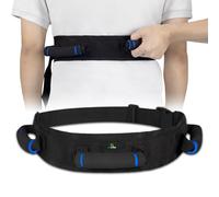MKEFMEI Cinturón de transferencia para personas mayores, cinturones de puerta para terapia física con hebilla de liberación rápida, cinturón de puerta con ayuda de pie y soporte para ancianos